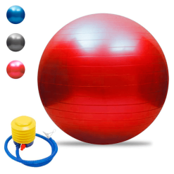 Pelota De Yoga 65 Cm Pilates Fitball Suiza + Inflador